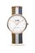 CO88 Collection - 8CW-10032 - Horloge - Nato Nylon - Bruin/Wit/Grijs - 36 mm