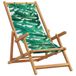 VidaXL Terras Gecapitonneerde zitting Eucalyptus, Polyester Groen