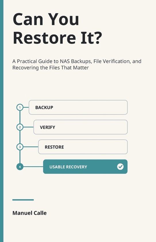 Can Independently Published Can You Restore It?: A Practical Guide to NAS Backups, File Verification, and Recovering the Files That Matter