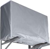 Merkloos / Sans marque Aircohoes Buiten - Beschermhoes Airco - Apparaat Beschermen - Waterproof en UV-bestendig - 86 x 60 cm - Grijs