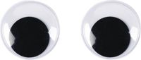 Rayher Hobby 30x Wiebel oogjes/googly eyes 30 mm - Kunststof beweegbare oogjes - Hobby/knutsel materiaal