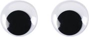 Rayher Hobby 30x Wiebel oogjes/googly eyes 30 mm - Kunststof beweegbare oogjes - Hobby/knutsel materiaal