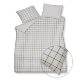 Vandyck Flanel Dundee dekbedovertrek 200x200/220 Thyme