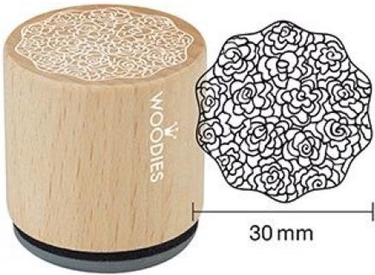 Woodies Ornament Rubber Stamp (W18007) (DISCONTINUED)