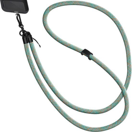 iMoshion Universeel telefoonkoord - Groen & Oranje