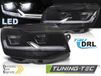 VW T6 Phares LED Noir avec feux de jour LED 2015-2019