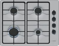 Bosch PBP6B5K80 Serie 2 Table de cuisson au gaz Inox 60 cm 4 feux