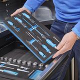 Datona® 6-delige kruiskopschroevendraaier set in Pro softmodule - PH0 tot PH3