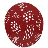 Bonamaison Ergonomische muismat met polssteun, digitaal bedrukte muismat tegen schede problemen, antislip onderkant, voor kantoor en thuis, afmetingen: 20 x 23 cm