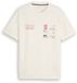 Tom Tailor - T-shirt met wafelstructuur - Maat XL - Gardenia White