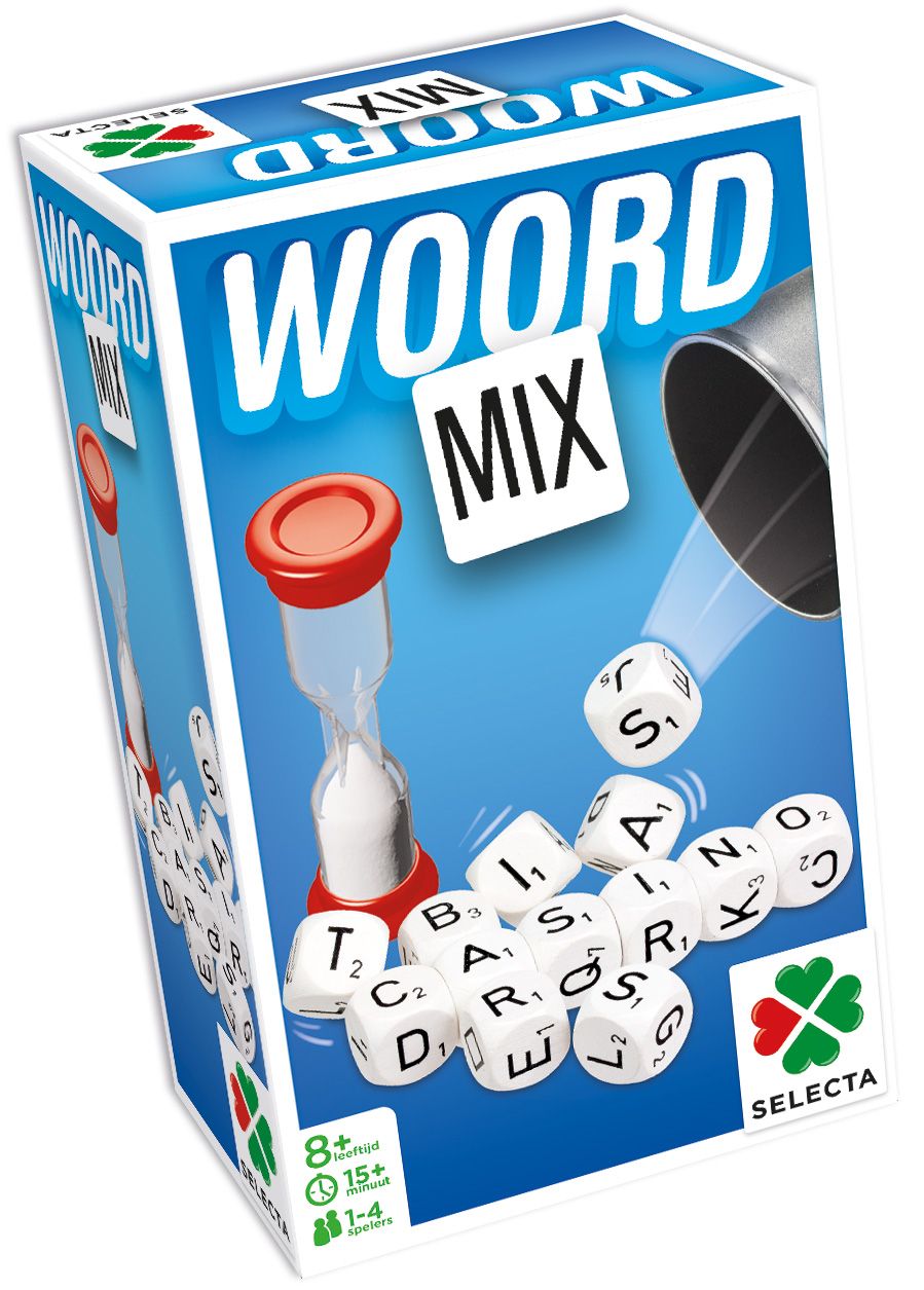 Tactic Woord Mix - Dobbelspel - Hout - Unisex - 8+ jaar