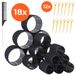 Lenx Rouleaux pour Boucles Sans Chaleur - 31 Pièces - Noir