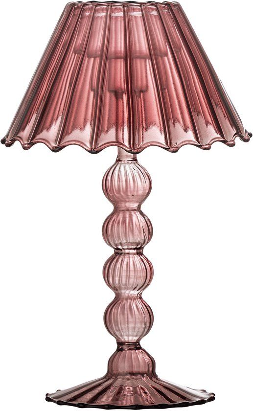 Bloomingville Kandelaar Cisco 120 cm Rood Glas