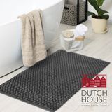Dutch House Badmat Caorle - Badmat 60x90cm - Antraciet - Antislip