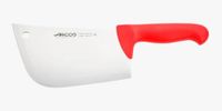 Arcos Serie 2900 - hakmes slagermes - lemmet nitrum roestvrij staal 190 mm - handvat polypropyleen kleur rood