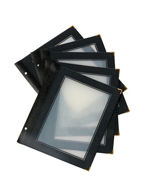 Securit MC-WIA5-BL - Inbindmappen - zwart, transparant - 20cm x 30cm