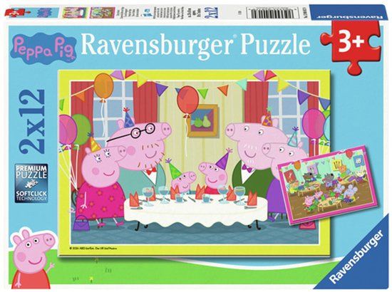Ravensburger Puzzel Peppa Pig 2x12pcs