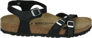 Birkenstock KUMBA LEOL BLACK - Dames slippers - Zwart - Maat 40