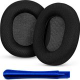 LITAGO SteelSeries Oorhappen, schuimrubberen oorkussens voor SteelSeries Arctis 1, 3, 5, 7, 9, 9X Pro, zwart