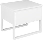 Beliani GIULIA - Nachtkastje - Wit - Dennenhout - Modern