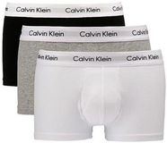 Calvin Klein 3-pack Low Rise Trunk Boxershorts Grijs / Zwart / Wit - L