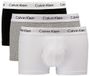 Calvin Klein 3-pack Low Rise Trunk Boxershorts Grijs / Zwart / Wit - L