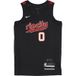 NBA Portland Trail Blazers Damian Lillard 0 Swingman Jersey Noir 2023/24 City Edition