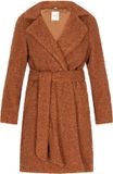 IZIA Mantel Lange Mouw Vrouwen Bruin Polyester