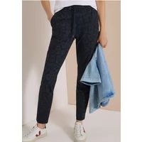 cecil Broek met Mid Waist-taille en smalle pijpen in Slim Fit-pasvorm