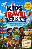 Kids Icecat Kids Travel Journal Age 6-10: Fun Activities, Road Trip Logs & Adventure Memories