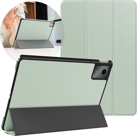 iMoshion Tablet Hoes Lenovo Tab M11 - Trifold Bookcase - Lichtgroen