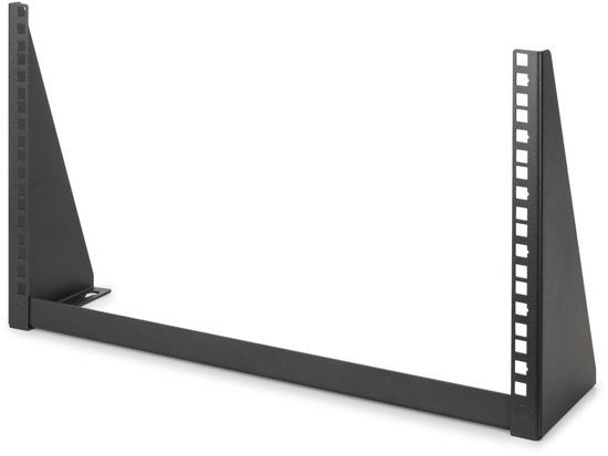 Digitus DN-48005 19-inch Behuizing 6HE Universele houder voor 19" apparatuur verticale wandmontage Voor audio-video accessoires 283 x 504 x 151 mm Zwart
