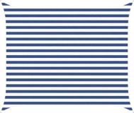 vidaXL Parasol rond met stok PU gecoat Oxford blauw en wit waterafstotend UV-bescherming met verlichting
