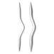 KnitPro KP45503 Aluminium aiguilles à tricoter circulaires, set de 2, aluminium, gris