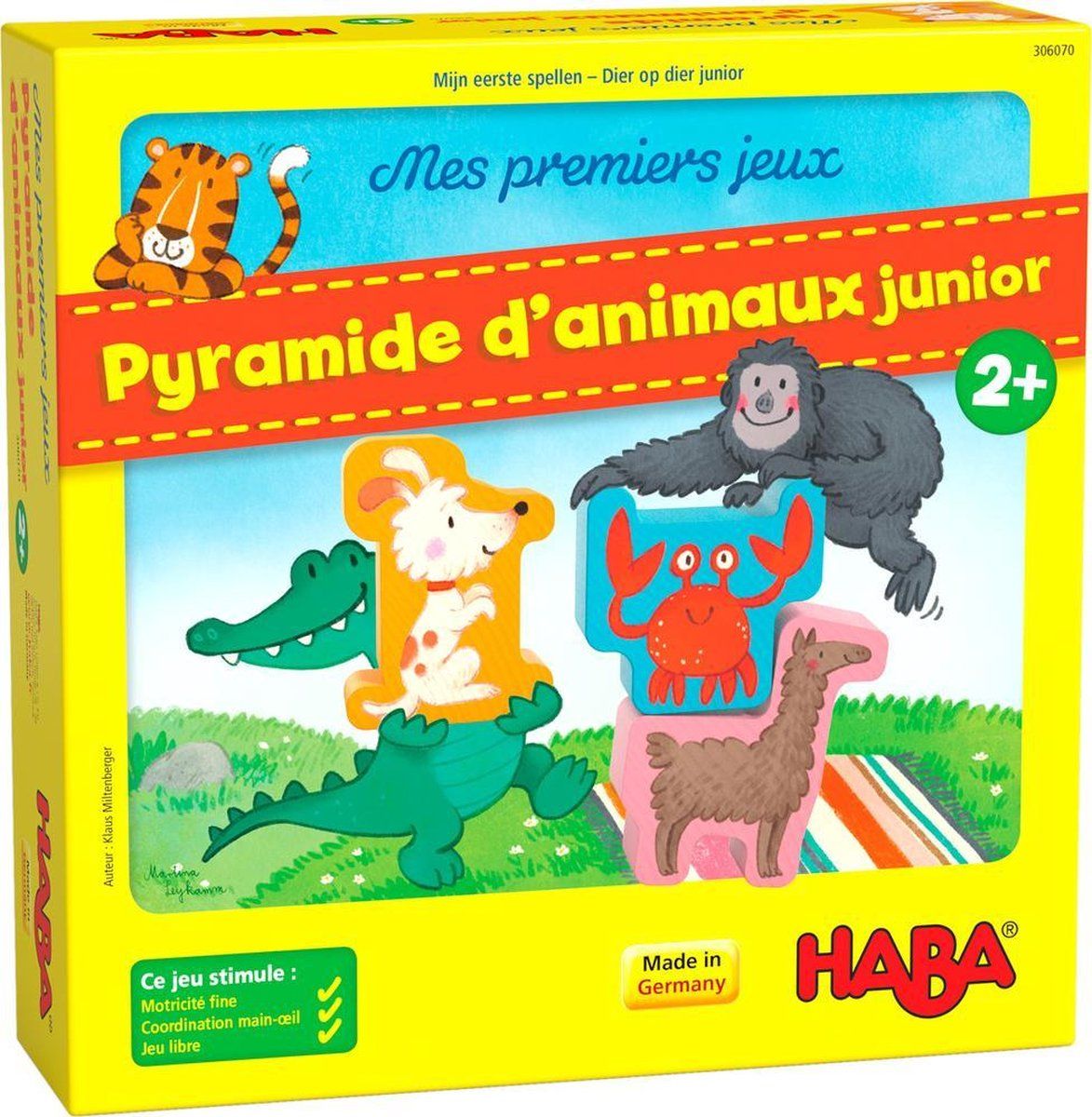 Haba Krocodile Aap Hond Krabben Lama Vos Tijger Slang 306070 - Kleurrijk