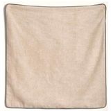 Linder Kussensloop Uni, katoen, beige, 40 x 40 cm