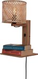 GOOD&MOJO Lampe murale Java - Bambou - Brun