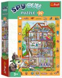 Trefl Puzzel Spy Guy - In the house - De Treflik Family 24 stukjes