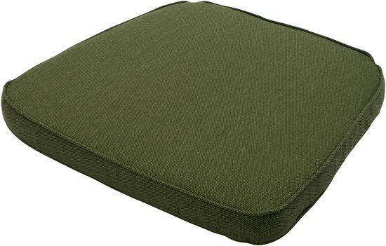 Wicker Zitkussen Moss Green Eco Nature Outdoor - Vierkant met afgeronde hoeken