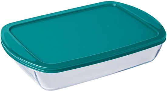Pyrex Cook & Store Rechthoekige Schaal - 400 ml - Transparant