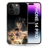 Beschermhoes One Piece Ace Zwart Beschermhoes voor iPhone 14 Pro (6,1 inch)