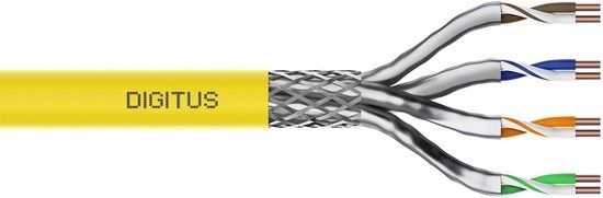 Digitus FTP Category 7 Rigid Network Cable DK-1743-A-VH-10 1000 m Yellow