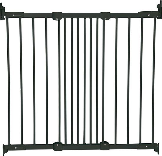 BabyDan Flexifit Traphekje - Zwart - 62-105 cm - Schroefbevestiging