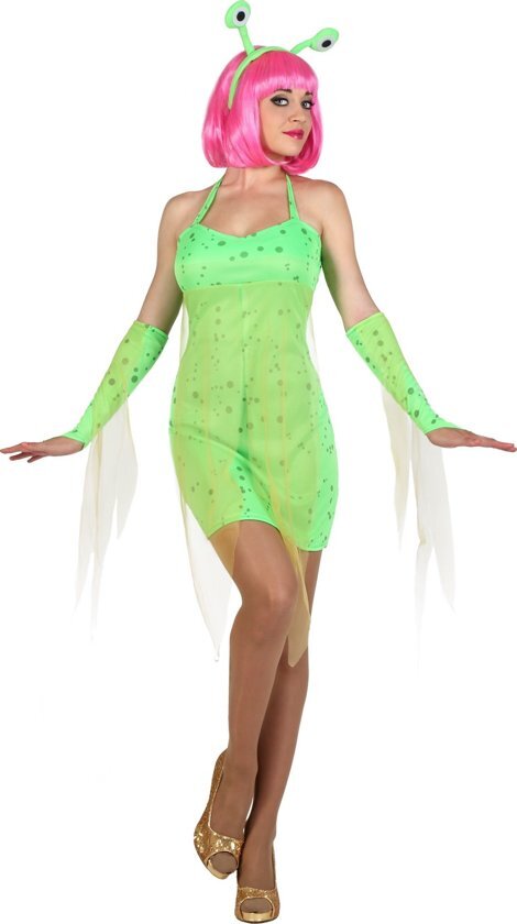 Vegaoo "Alien kostuum voor dames - Verkleedkleding - M/L