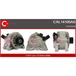 CASCO CAL14105AS Alternateur Genuine 80A, 12V, avec poulie à gorge, avec régulateur intégré