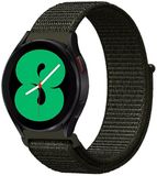 By Qubix - Sport Loop nylon bandje - Leger groen - geschikt voor Huawei Watch 5 - 46mm