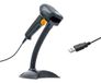 HDWR Automatische barcode-lezer met USB-aansluiting, barcodescanner voor handsfree lezen van streepcode met verstelbare standaard, snelle, zwarte lijncode-lezer