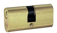 Yale Ovale cilinder voor sloten YN0901007000 messing, 3 sleutels en bevestigingsschroef