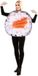 Witbaard Verkleedkostuum Sushi Maki Polyester Zwart/wit Maat M/l
