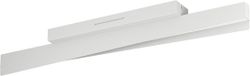 EGLO connect.z EGLO Bolognano-Z Plafondlamp - 76 cm - Grijs/Wit - Instelbaar RGB & wit licht - Dimbaar